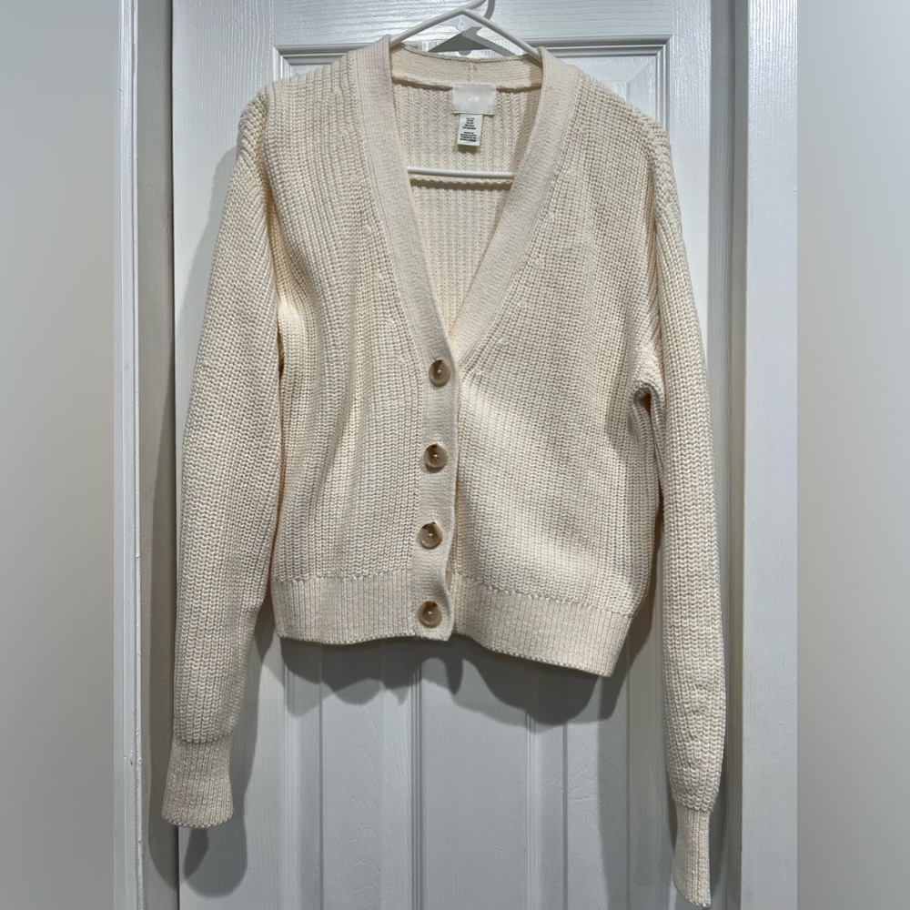 Rib-knit Cardigan USED